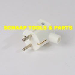 Stekker Kaiser haaks met randaarde spier-wit | 577